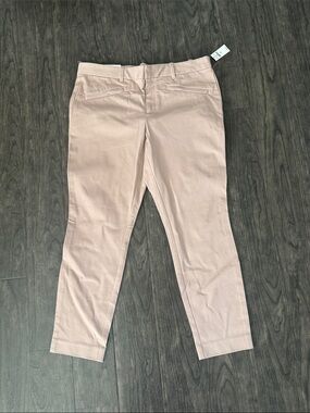 GAP Women's Blush Pink Cropped Slim Jeans